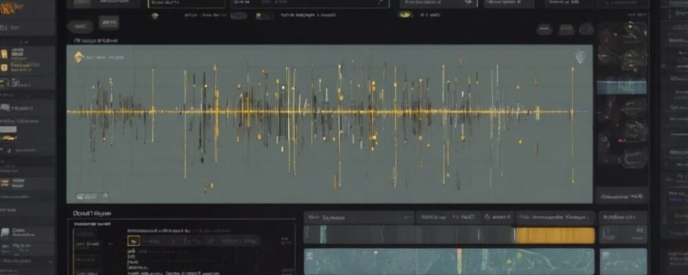  Visual explanation of AI splitting audio into vocal and instrumental tracks
