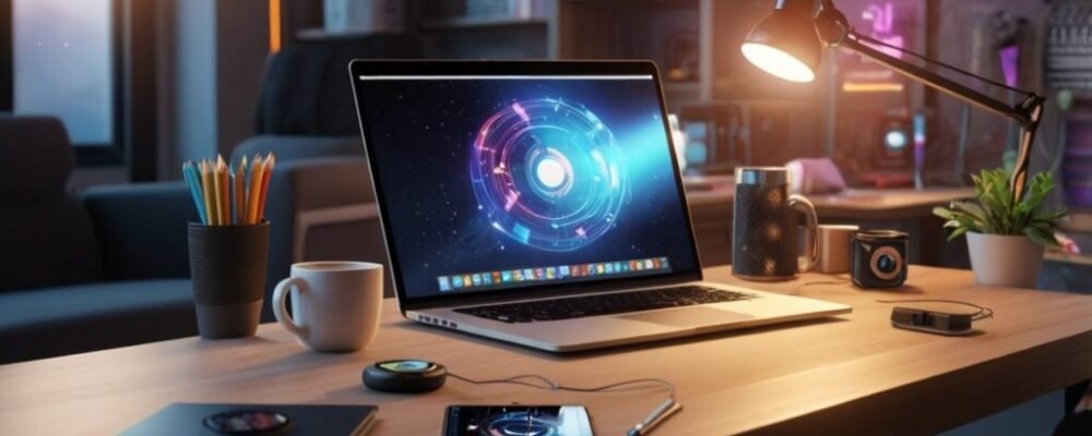 How to become a content creator in 2025 digital workspace setup