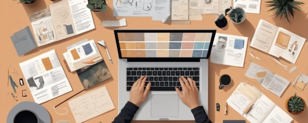 5 Mailchimp branding guide with quirky illustrations and muted colors