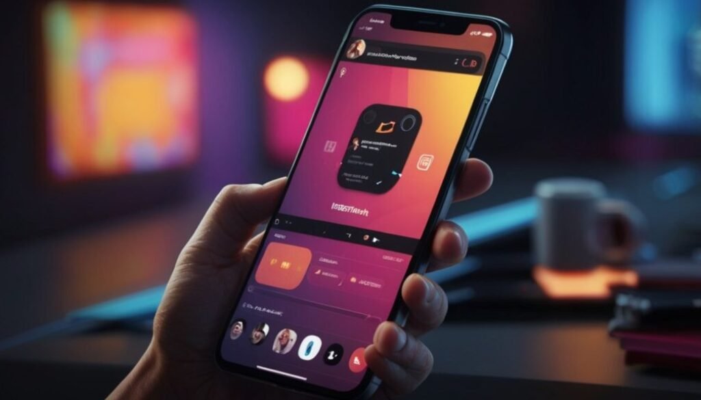 Creator working on short form video editing for social media platforms