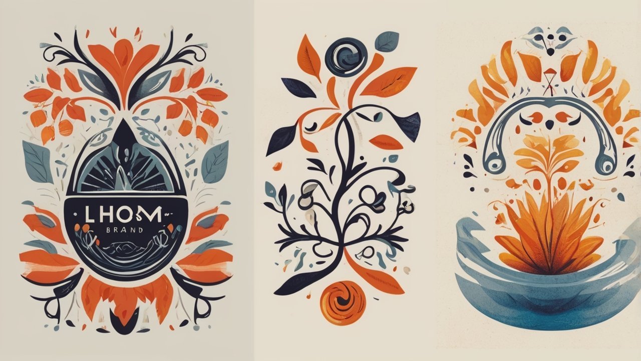 professional logo and brand identity design visuals for small business branding