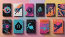 fiverr book cover designer creating professional book cover design on laptop