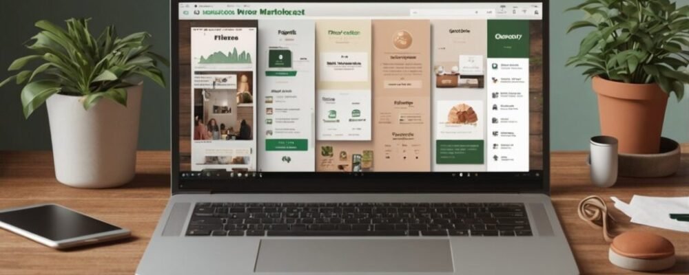 Fiverr logo design marketplace interface on laptop
