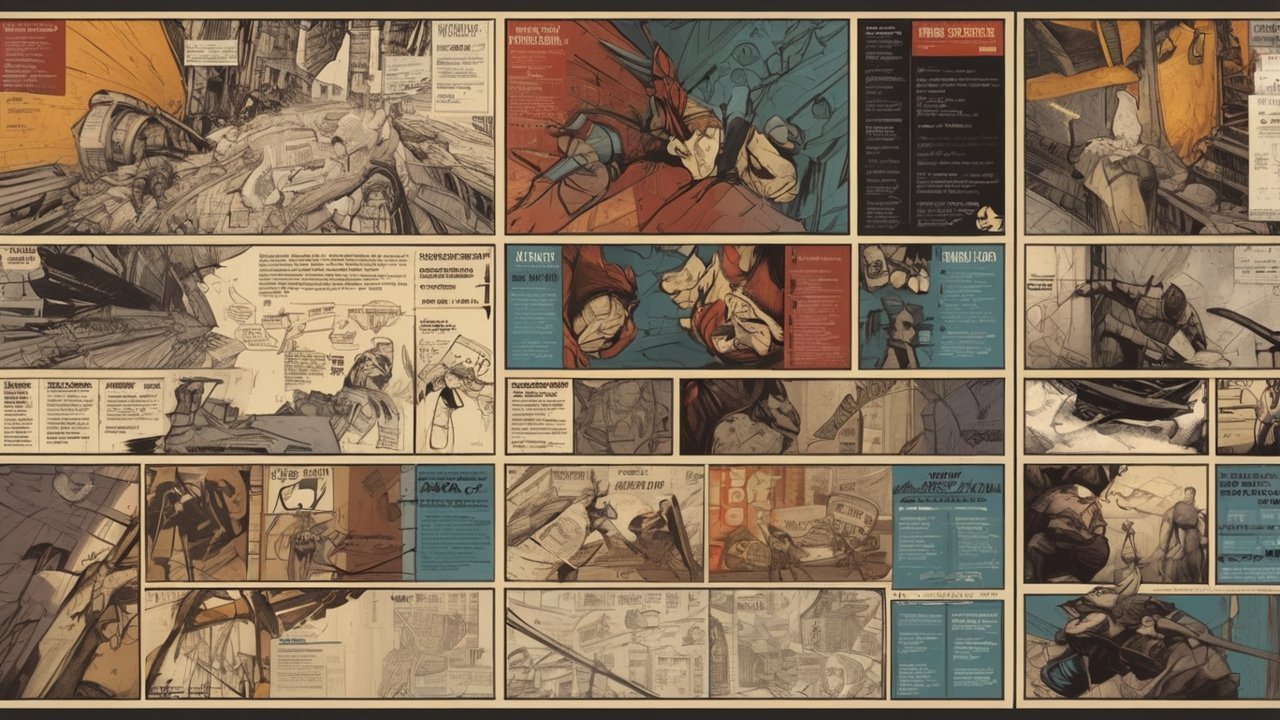 comic book cover design sketch process